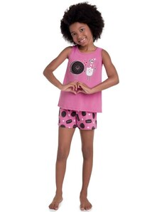 Kyly Pijama Infantil Feminino Rosa