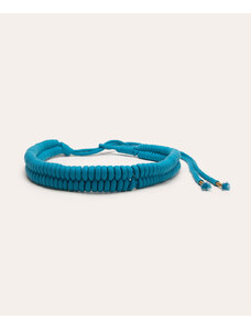 C&A cinto de corda trançada azul
