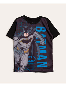 C&A camiseta infantil manga curta batman preto