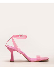 C&A sandália de vinyl salto alto oneself rosa