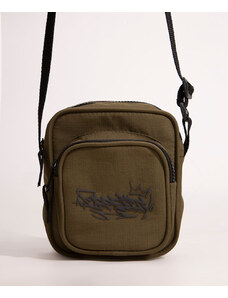 C&A shoulder bag grafite verde escuro
