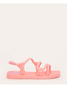C&A sandália infantil trançada solar ipanema rosa