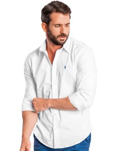 Camisa Sergio K Masculina Regular Oxford Comfort Branca