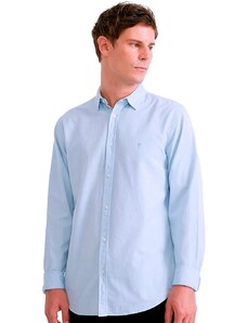 Camisa Foxton Masculina Oxford Summer Azul Claro