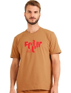Camiseta Forum Masculina New Box Logo Originality Cáqui