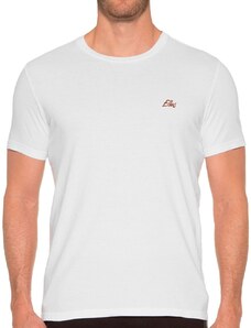 Camiseta Ellus Masculina Cotton Fine Aquarela Classic Branca