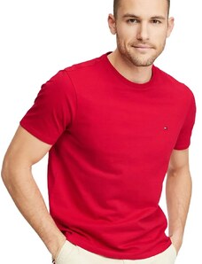 Camiseta Tommy Hilfiger Masculina Essential Vermelha