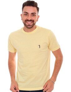 Camiseta Aleatory Masculina Popcorn Yellow Amarela