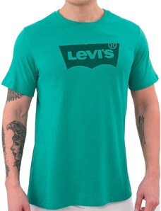 Camiseta Levis Masculina Logo Batwing Classic Verde