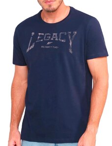 Camiseta Ellus Masculina Legacy Tape Classic Azul Marinho