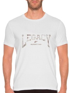 Camiseta Ellus Masculina Legacy Tape Classic Branca