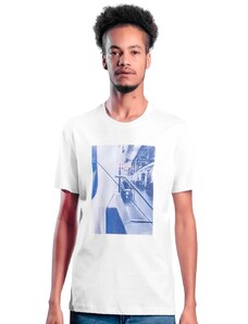 Camiseta Calvin Klein Masculina Metro Inside NY Branca
