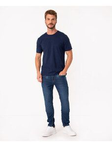 C&A calça jeans skinny com bolsos azul escuro