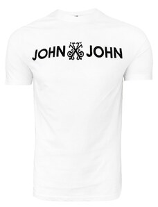 Camiseta John John Masculina Regular Rough Logo Off-White