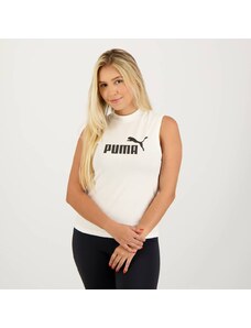 Regata Puma ESS Slim Logo Feminina Branca