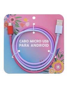 Cabo Micro USB Para Android STZ Tie Dye Color - U