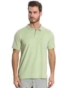 Rovitex Camisa Masculina Polo Básica Verde