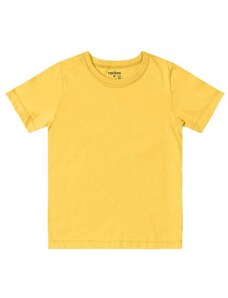 Rovi Kids Camiseta Infantil Masculina Básica Amarelo