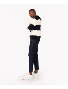 C&A calça jeans slim cropped com bolsos azul escuro