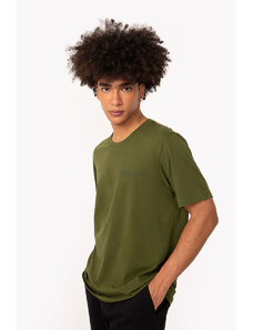 C&A camiseta de algodão manga curta ciclos verde
