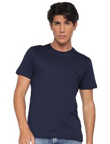 Camiseta Forum Masculina New Basic Essentials Azul Escuro