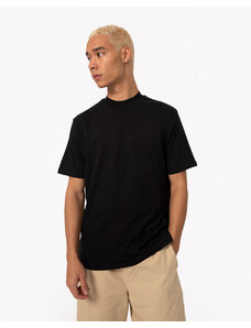 C&A camiseta de algodão gola alta manga curta preto