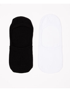 C&A kit de 2 pares de meias invisíveis multicor