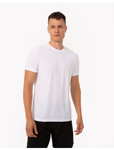 C&A camiseta de poliamida manga curta gola redonda esportiva ace performance branco