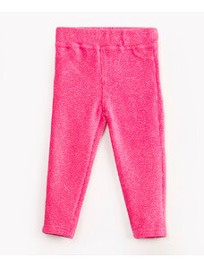 C&A calça de veludo infantil com brilho pink