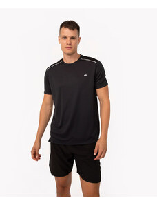 C&A camiseta com recortes e refletivos manga curta esportiva ace preto