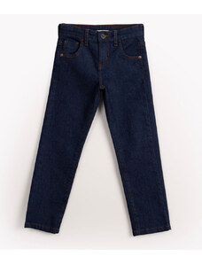 C&A calça jeans infantil slim com bolso azul escuro