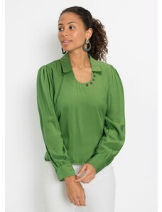 Bonprix Camisa Decote U Verde