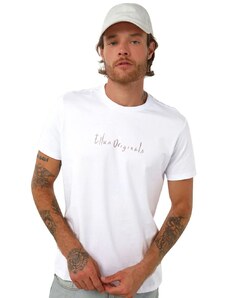 Camiseta Ellus Masculina Cotton Fine Originals Logo Branca