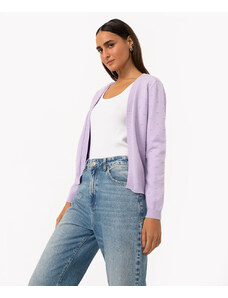 C&A cardigan de tricô com bolinhas lilás