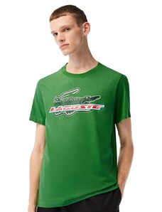 Camiseta Lacoste Masculina Regular Core Active Performance Branded Verde