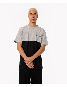 C&A camiseta de algodão manga curta recorte undercontrol cinza mescla