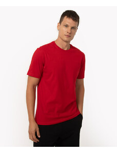 C&A camiseta de algodão básica manga curta - vermelho