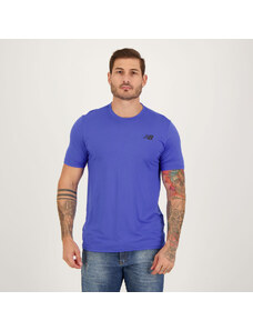 Camiseta New Balance Tenacity Logo Azul