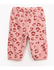 C&A calça infantil polar animal print rosa