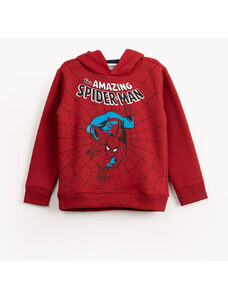 C&A blusão de moletom infantil com capuz homem aranha vermelho