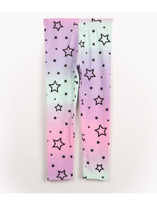 C&A calça legging infantil degradê estrelas multicor