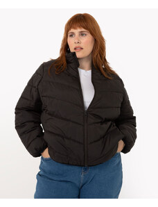 C&A jaqueta plus size puffer preto