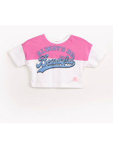 C&A cropped infantil always be beautiful rosa