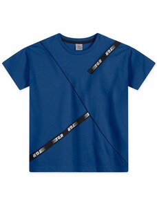 Tigor Camiseta Manga Curta Masculina Infantil Azul