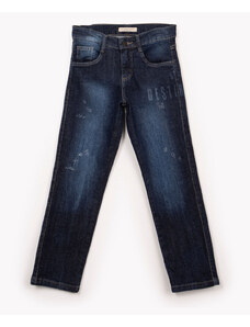 C&A calça jeans infantil slim com bolsos azul