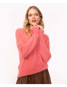 C&A suéter de tricô peluciado rosa