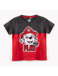 C&A camiseta infantil marshall patrulha canina manga curta vermelho