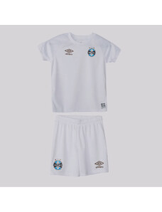 Kit Umbro Grêmio II 2023 Infantil Branco