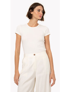 C&A camiseta básica de algodão manga curta branco
