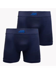 C&A kit de 2 cuecas boxer esportivo ace azul marinho
